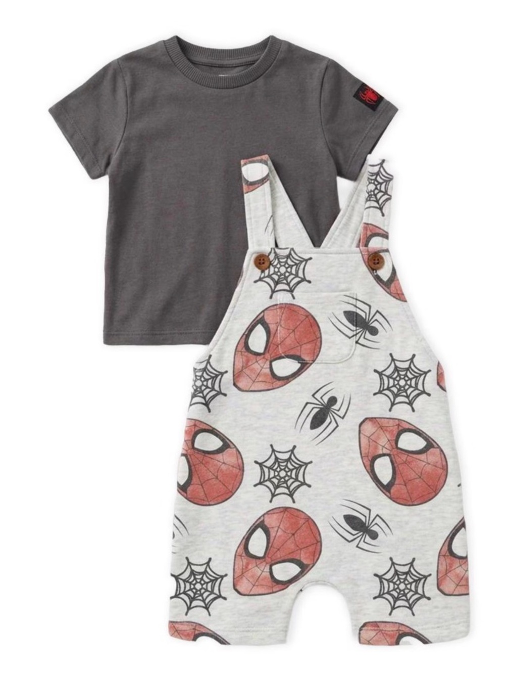 Marvel Spiderman Shortall Set 12-18M